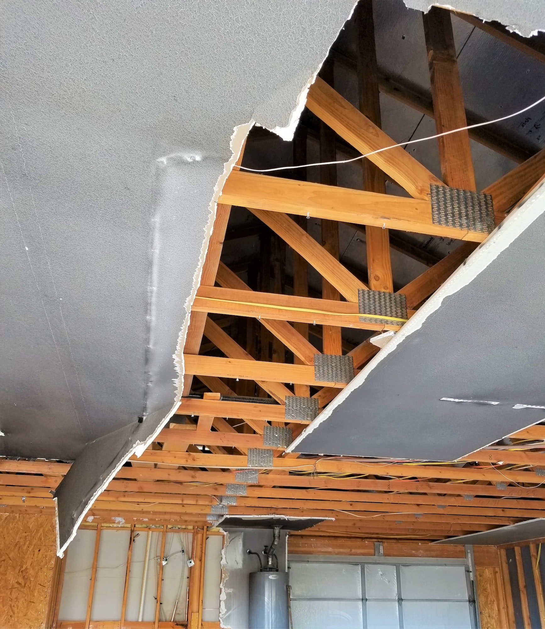Construction! Home Repairs! Home Improvement! Restoring the Interior of a Garage After a Fire!